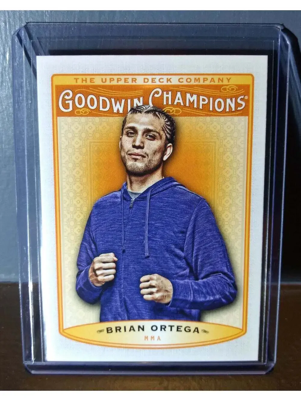 2019 Upper Deck Goodwin Champions Brian Ortega #8 Mixed Martial Arts Card